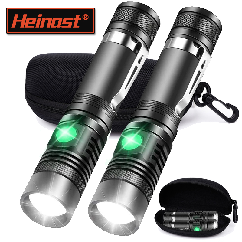 Outdoor Lighting Junction Box - Rechargeable T6 Handheld Flashlight Use 18650