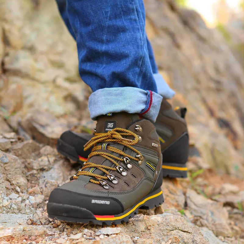Outdoor Lighting High Quality - High End Men Hiking Shoe Quality