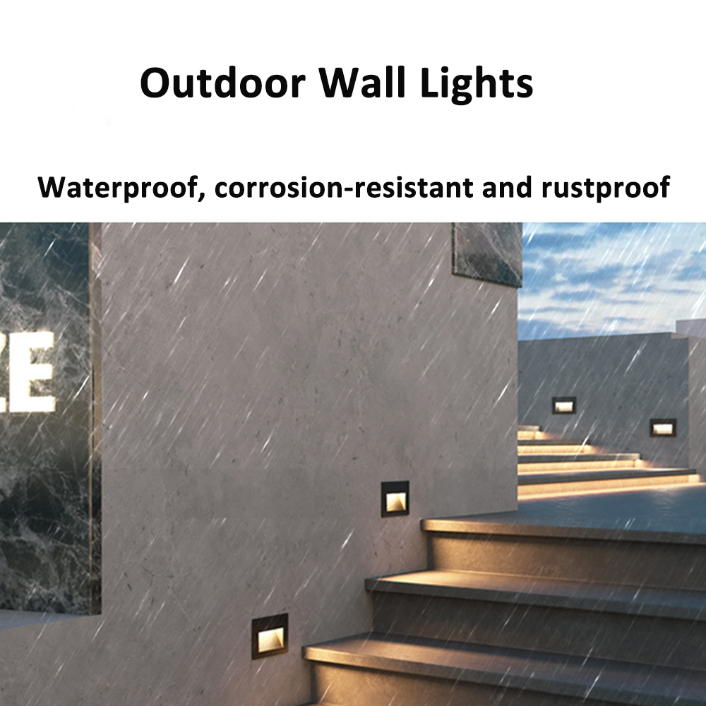 SANDIY Recessed Outdoor Wall S - Outdoor Lighting Up And Down review and price