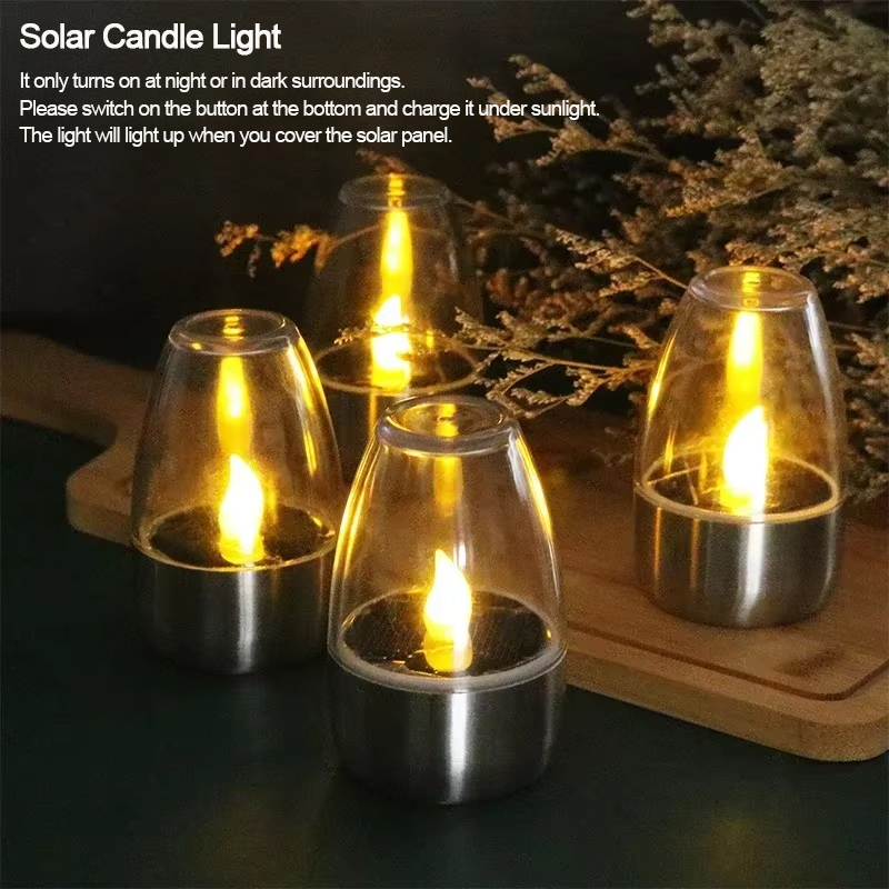 LED Solar Candles Light Flamel - Outdoor Lighting Ideas For Party review and price