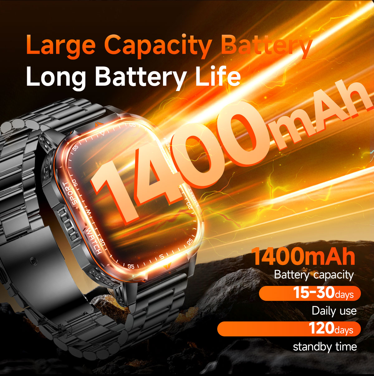 2026 New 1400mAh Super Large B - Outdoor Lighting Trends review and price