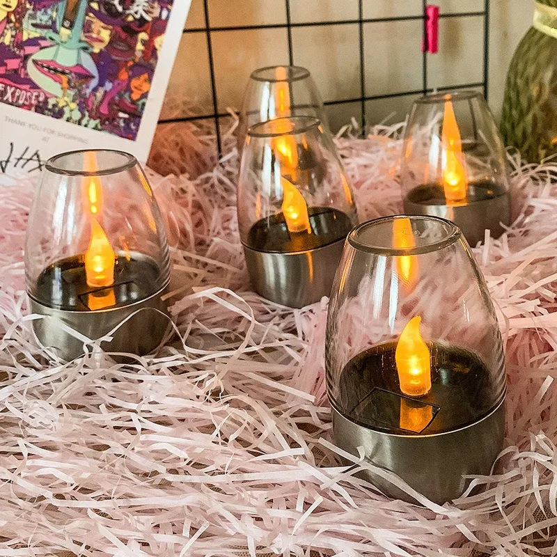 Solar Powered Flameless Candle - Outdoor Lighting Ideas For Party review and price