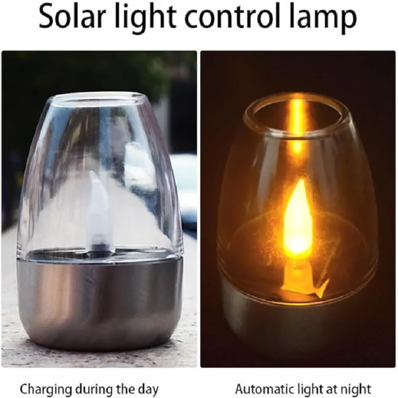 Solar Powered Flameless Candle - Outdoor Lighting Ideas For Party review and price