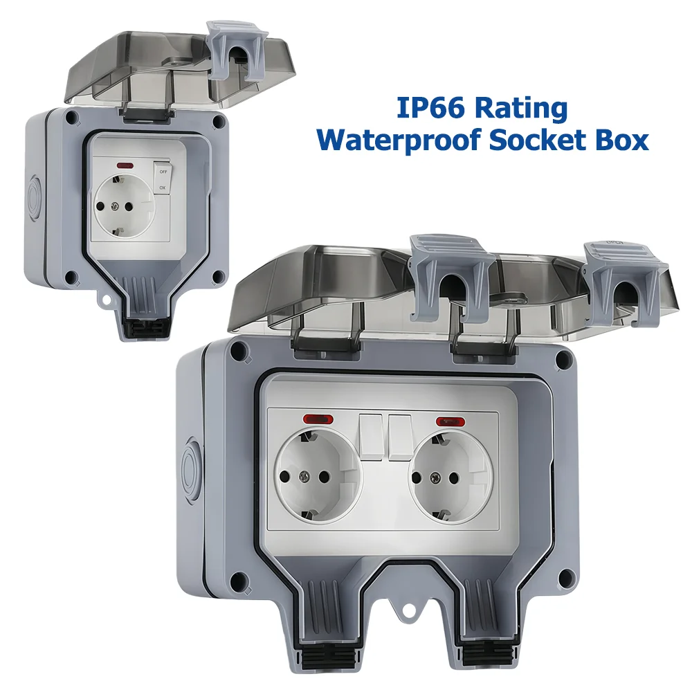 European-Style Outdoor Socket  - Outdoor Lighting Wall Mount review and price