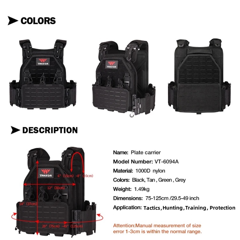 YAKEDA Tactical Vest 6094 Fast - Outdoor Lighting High Quality review and price