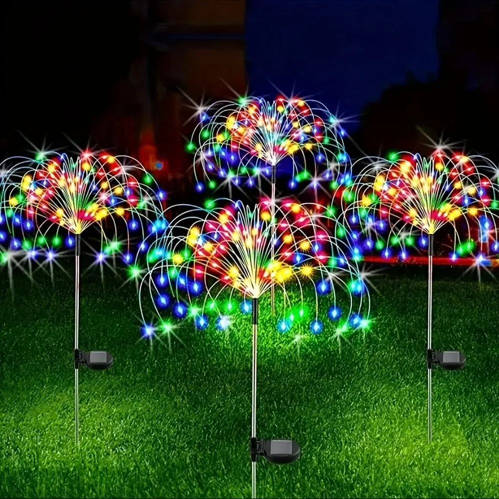 Solar LED Firework Fairy Light - Outdoor Lighting Ideas For Party review and price