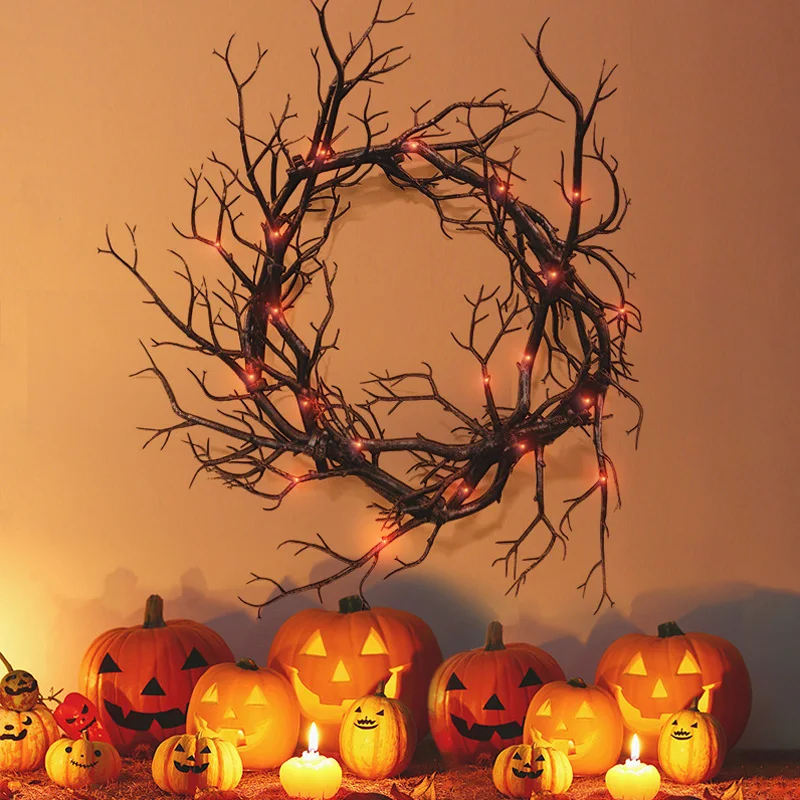 Halloween Decoration Wreath De - Outdoor Lighting Ideas For Party review and price