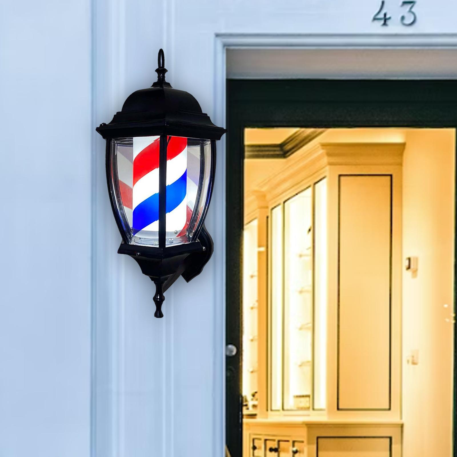 Barber Pole Light Rotating Lig - Outdoor Lighting Wall Mount review and price