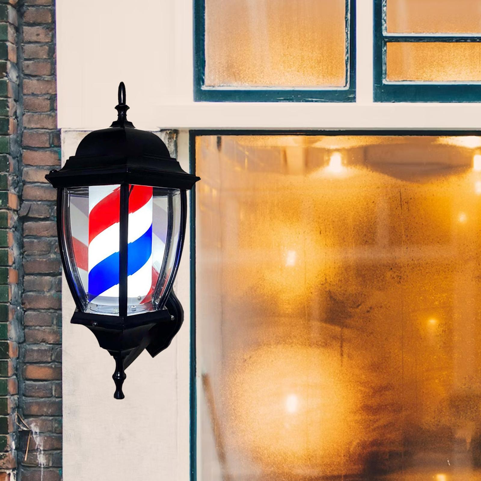 Barber Pole Light Rotating Lig - Outdoor Lighting Wall Mount review and price