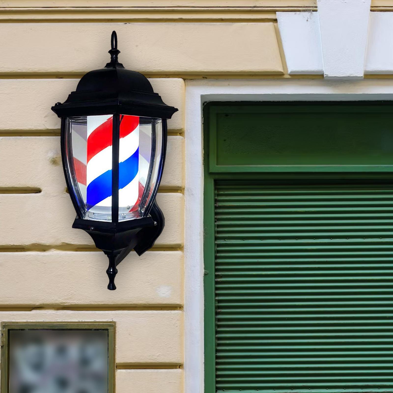 Barber Pole Light Rotating Lig - Outdoor Lighting Wall Mount review and price