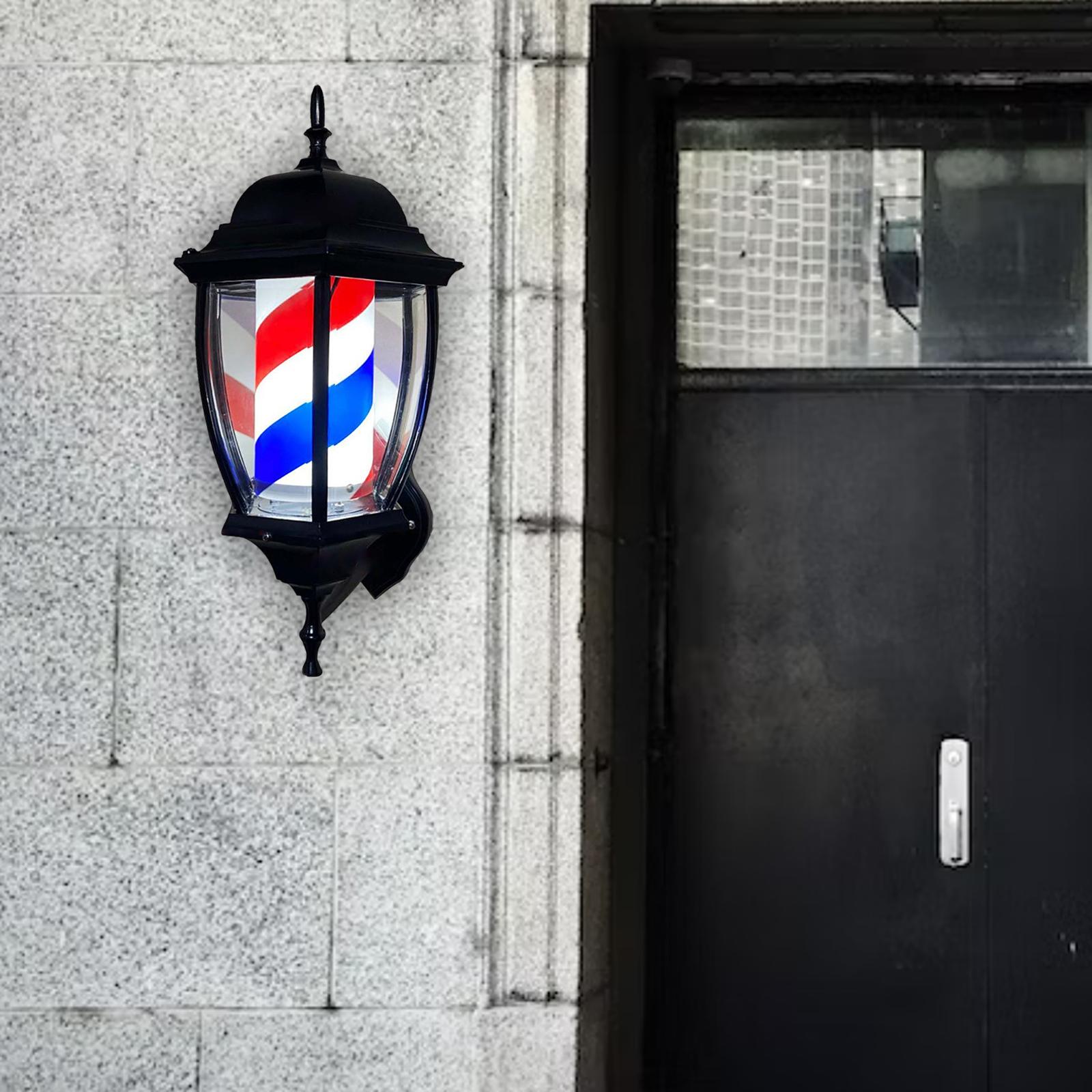 Barber Pole Light Rotating Lig - Outdoor Lighting Wall Mount review and price