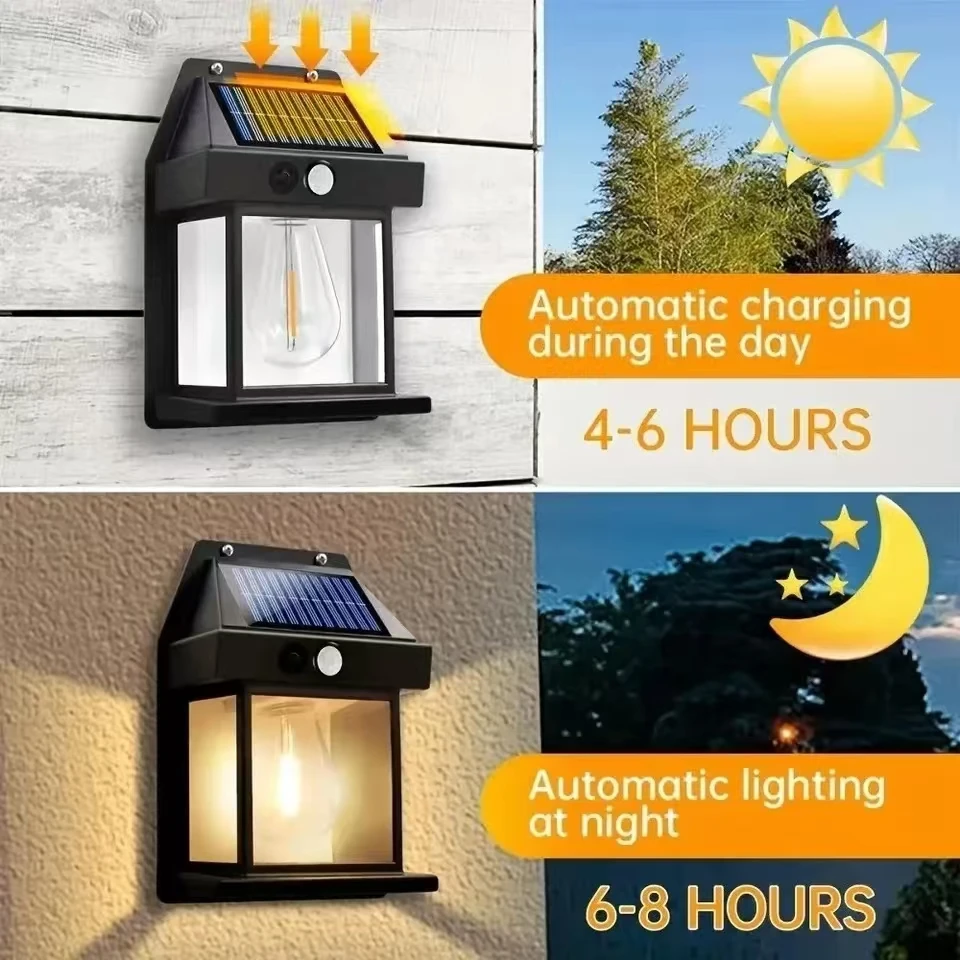Outdoor Solar Tungsten Wall Li - Outdoor Lighting Lux review and price