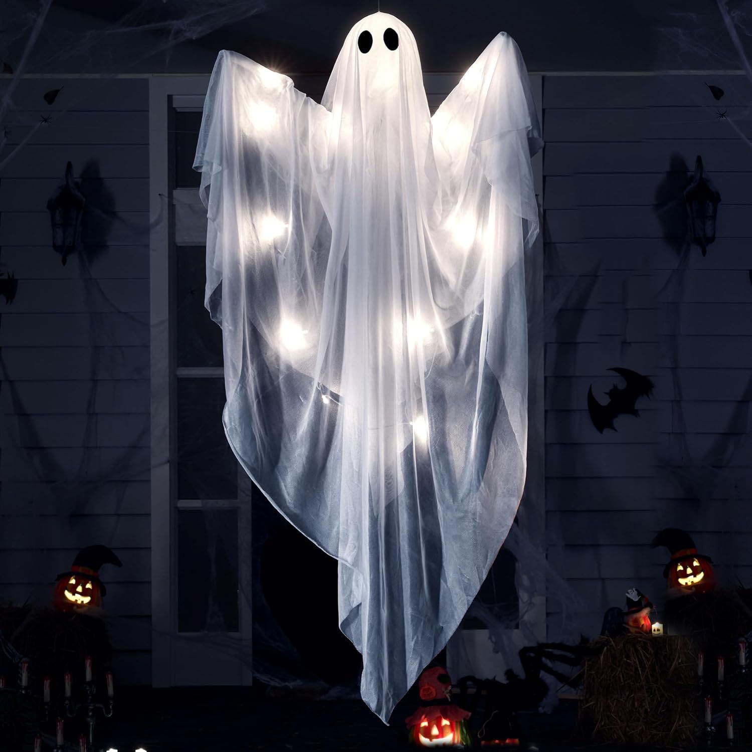 Halloween Hanging Light up Gho - Outdoor Lighting Ideas For Party review and price