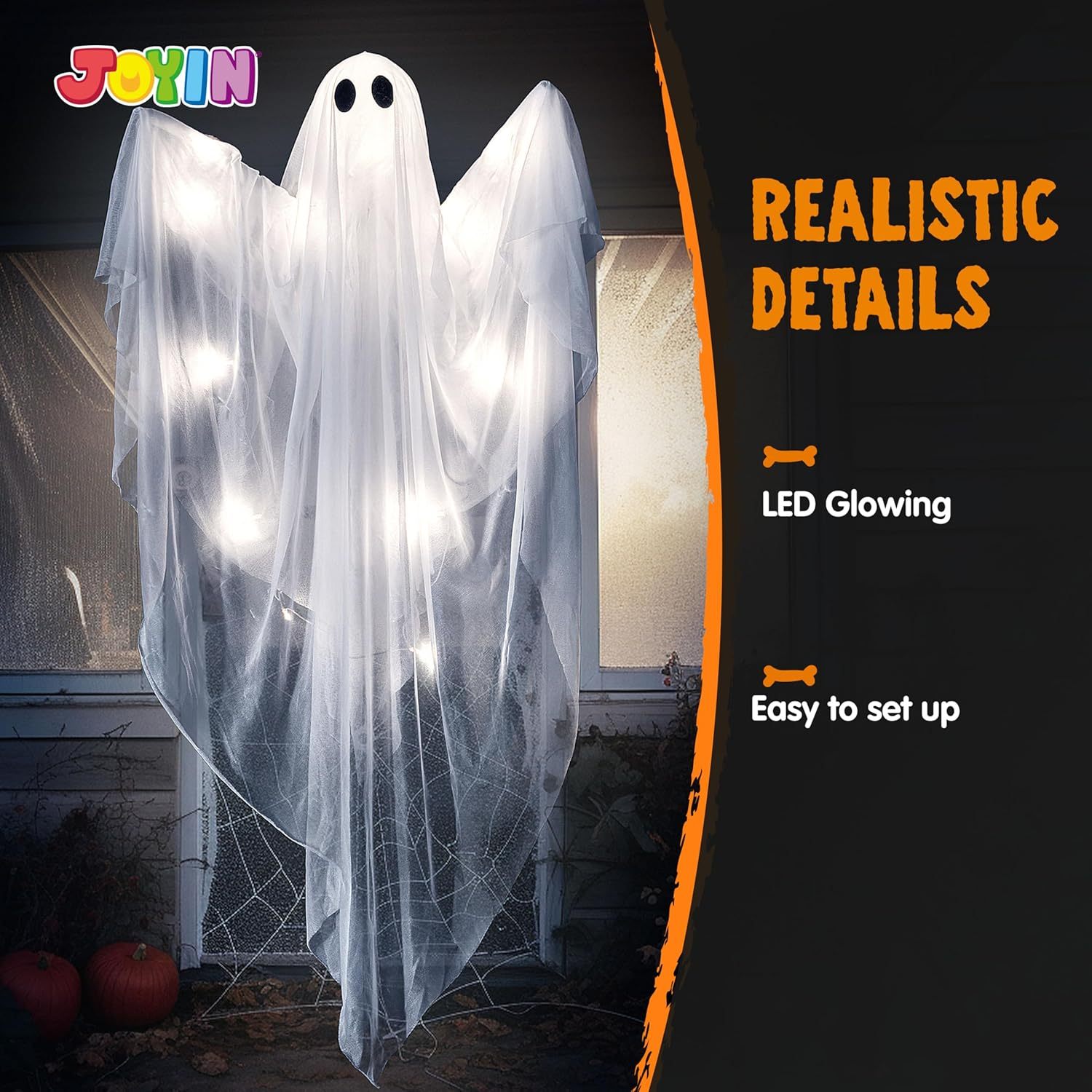 Halloween Hanging Light up Gho - Outdoor Lighting Ideas For Party review and price