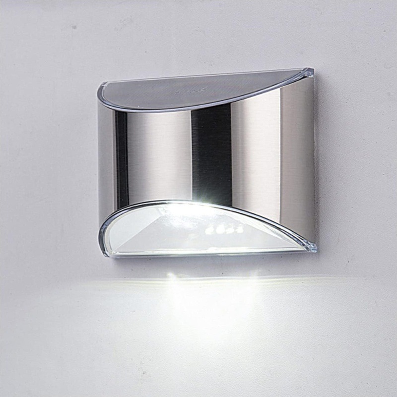 2Pcs Solar Garden Light Stainl - Outdoor Lighting Wall Mount review and price