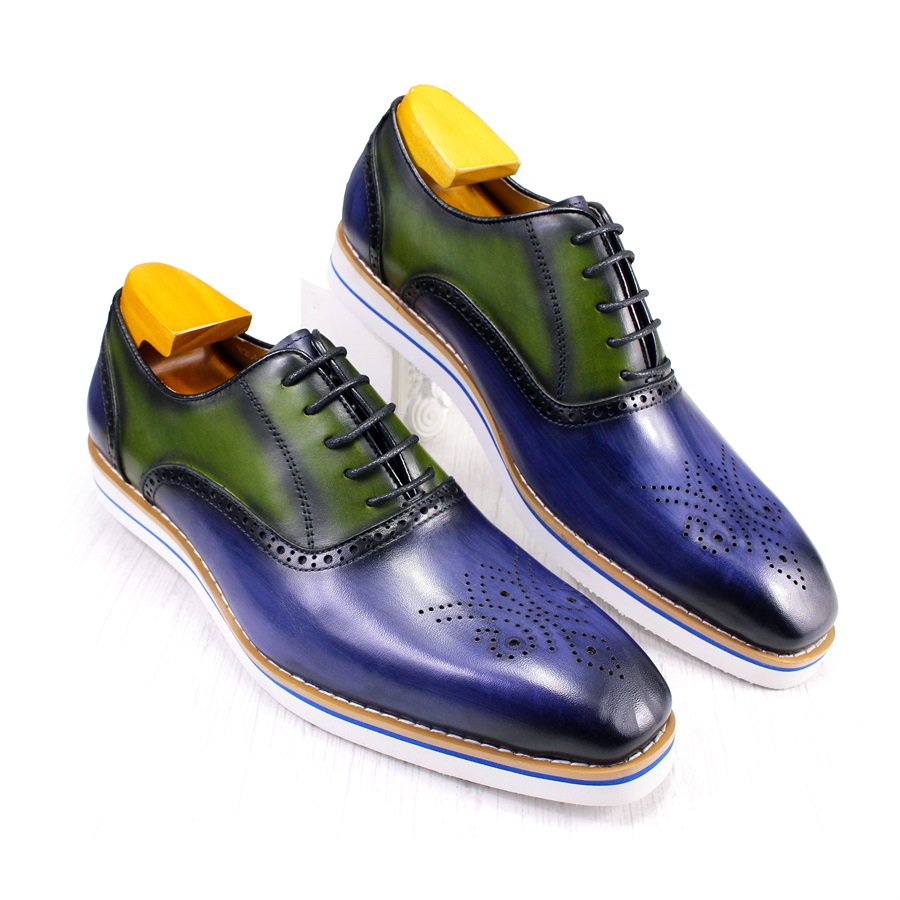 Leather casual men's shoes hig - Outdoor Lighting High Quality review and price