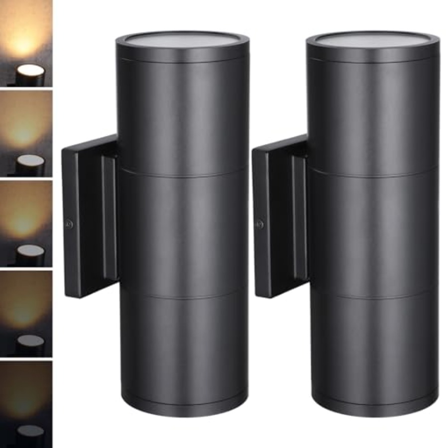 3000K LED Cylinder Up Down Wal - Outdoor Lighting Up And Down review and price