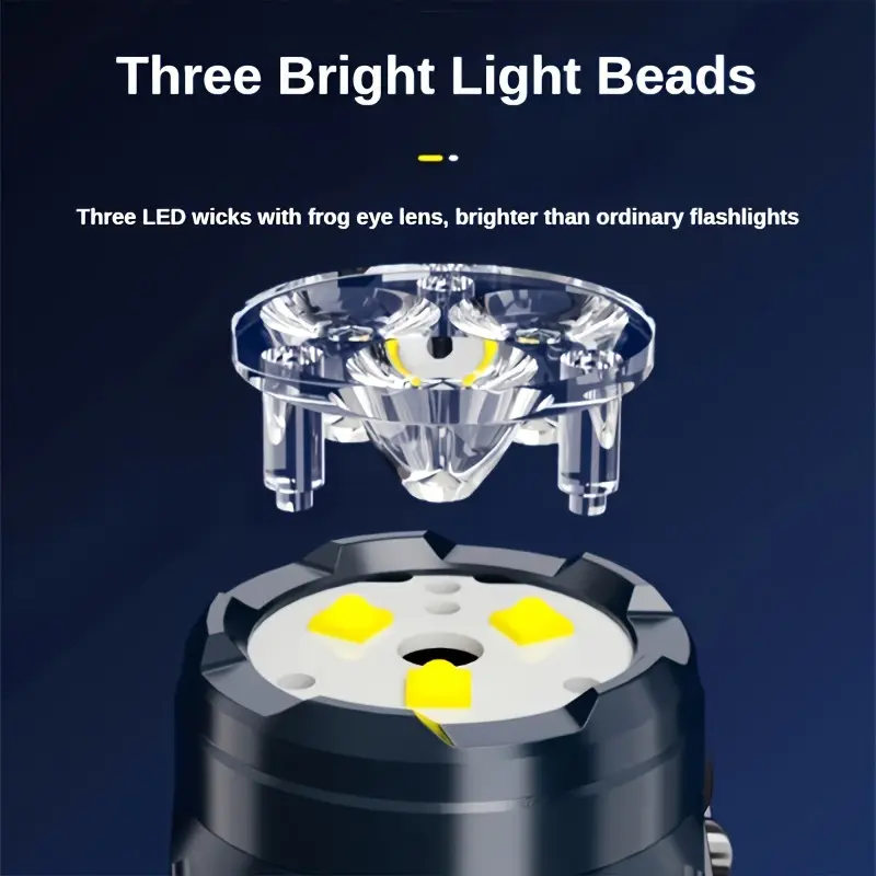 Mini 3LED Flashlight With Pen  - Outdoor Lighting Replacement Bulbs review and price