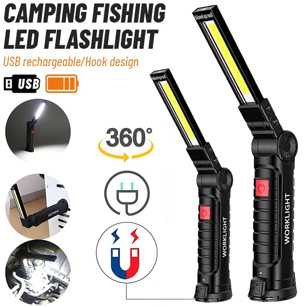 LED COB Flashlight USB Recharg - Outdoor Lighting Replacement Bulbs review and price