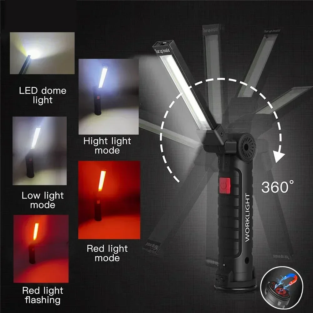 LED COB Flashlight USB Recharg - Outdoor Lighting Replacement Bulbs review and price