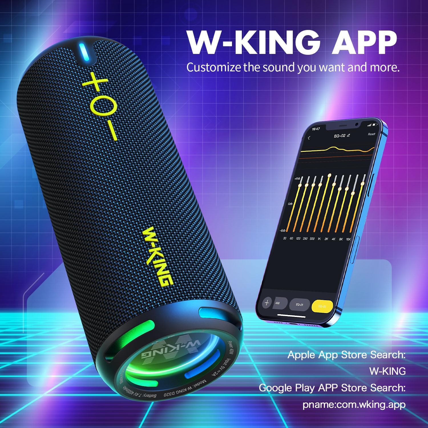 W-KING D320 40W Portable Speak - Outdoor Lighting High Quality review and price