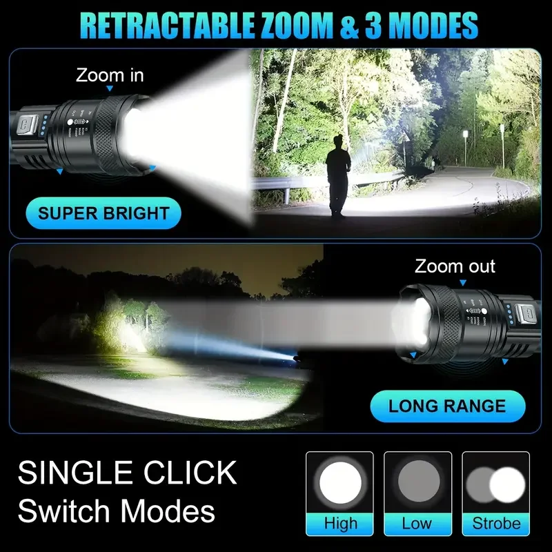 Tactical LED Flashlight 2000LM - Outdoor Lighting Junction Box review and price