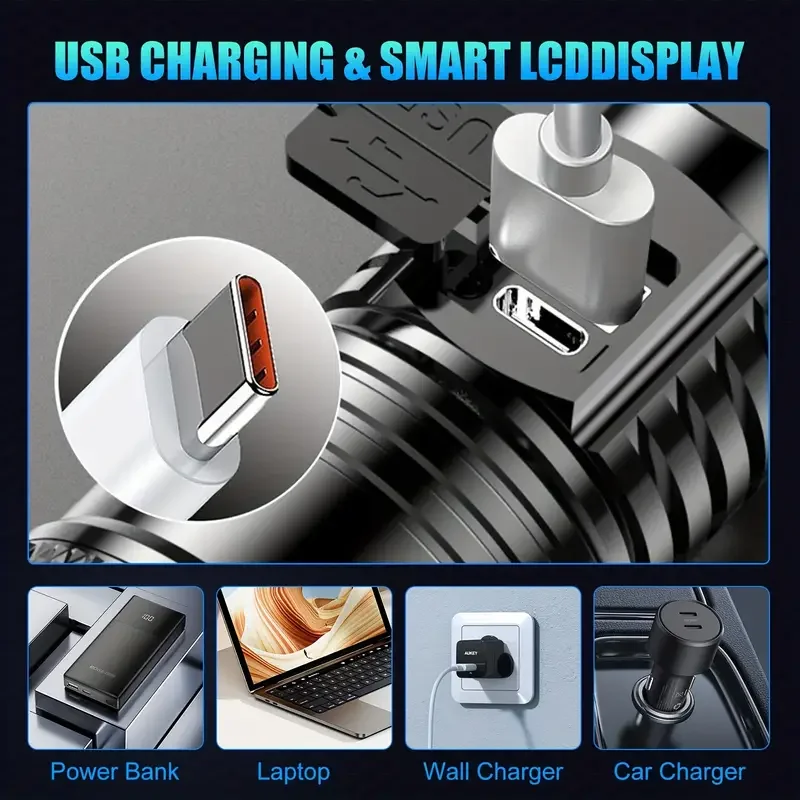 Tactical LED Flashlight 2000LM - Outdoor Lighting Junction Box review and price