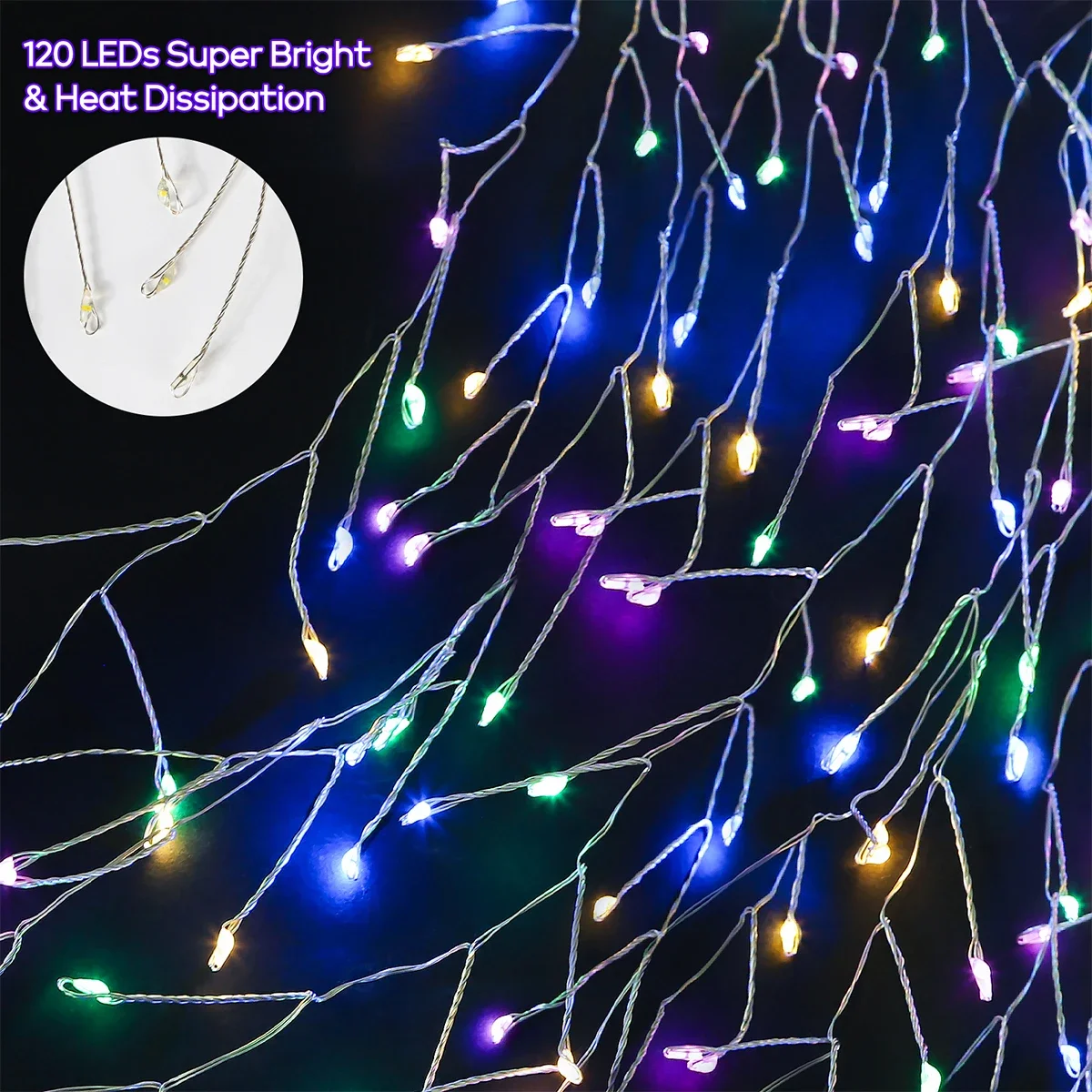 Solar Garden Lights Weeping Wi - Outdoor Lighting Wall Mount review and price