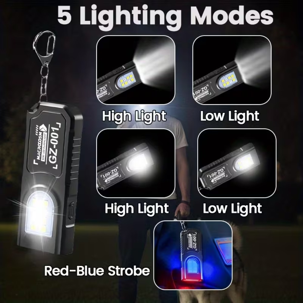 Mini COB LED Keychain Flashlig - Outdoor Lighting Replacement Bulbs review and price