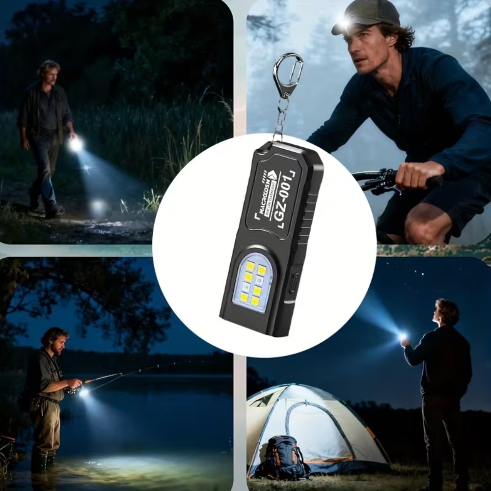 Mini COB LED Keychain Flashlig - Outdoor Lighting Replacement Bulbs review and price